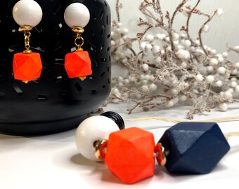 Ensemble de boucles d'oreilles et collier pour femme