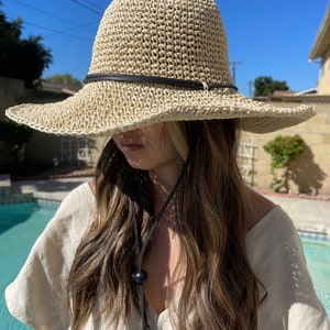 Giant Straw Hat Panmilli Hat Oversized Floppy Straw Hat Wide Brim Hat  Photoshoot Hat Big Hat Big Brim Must Have 