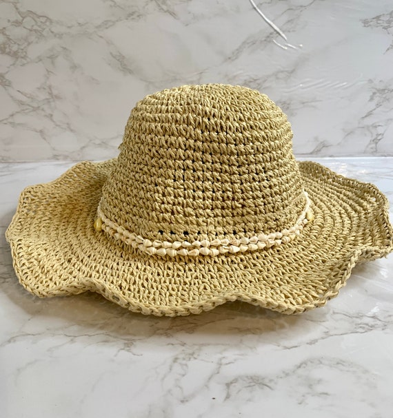 Sun Hats for Women, Straw Hat, Beach Hat, Summer Hat, Wide Brim Hat, Garden  Hat, Foldable Hat, Seashell Hat, Lightweight Hat, Light Hat 