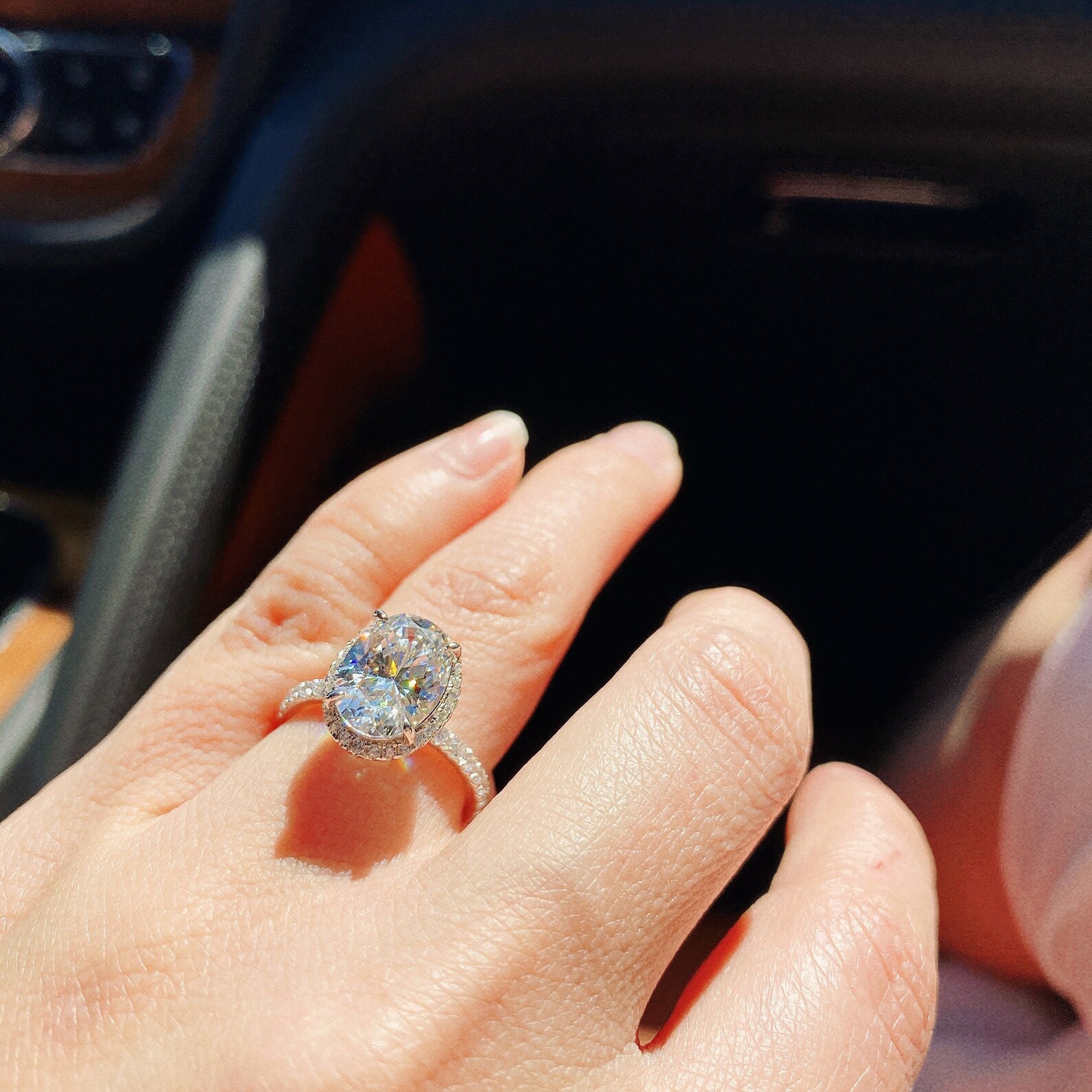 3 carat lab created diamond solitaire ring Etsy