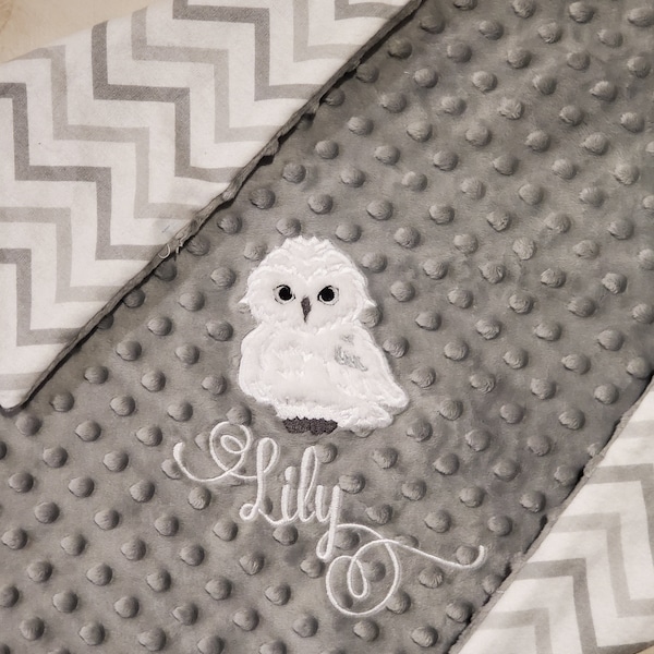 Owl Baby Blanket Etsy