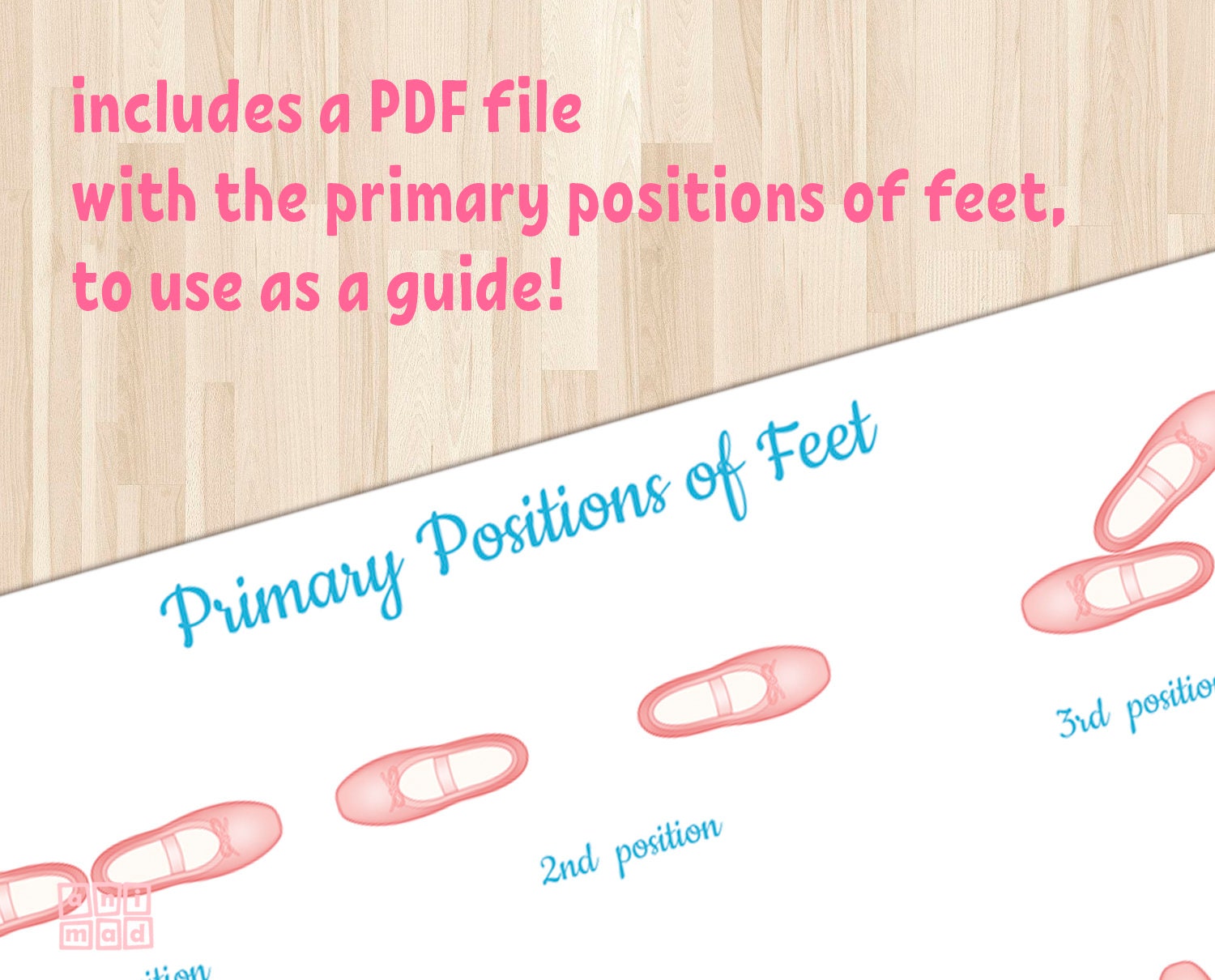 Ballet Shoes Printable Stickers for Kids, Real Size Printable Shoes to ...