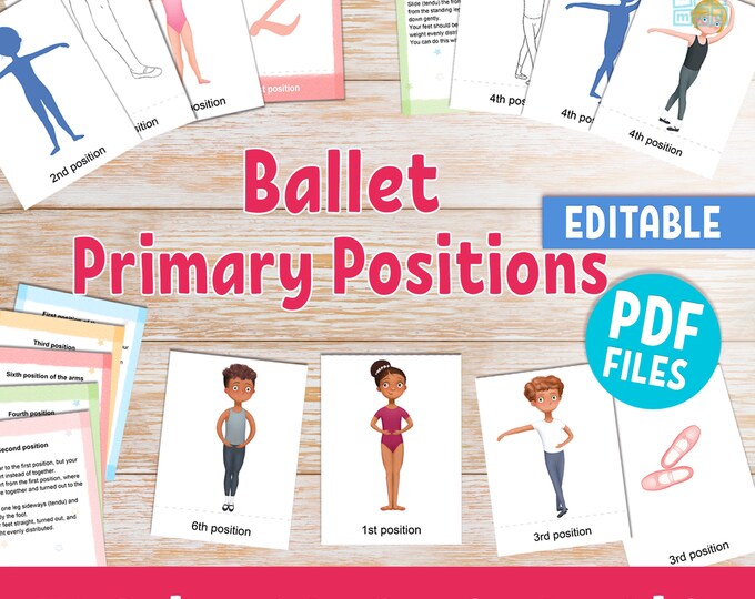 Ballet Flashcards - Etsy