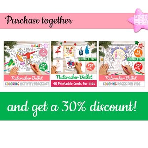 Nutcracker Ballet Flashcards for kids: 26 Montessori Christmas Activity Cards, ballet teachers, homeschool (PDF) image 18