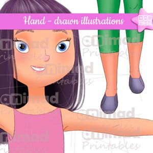 Jazz Dance Positions Flashcards for kids: Montessori 3-part cards for classroom & homeschool (PDF) image 5