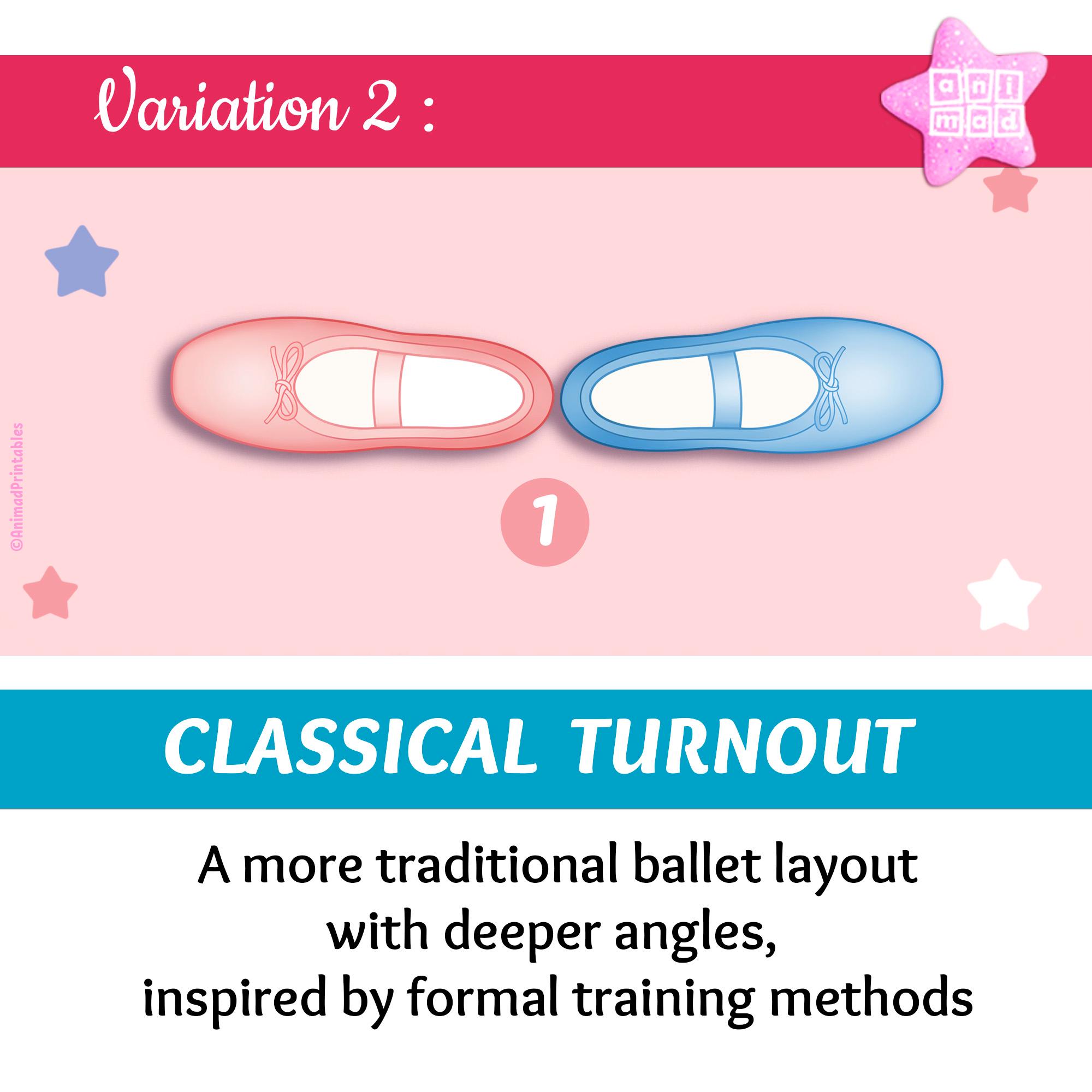 Personalized Ballet Positions Mat for Kids – Educational Ballerina Gift ...