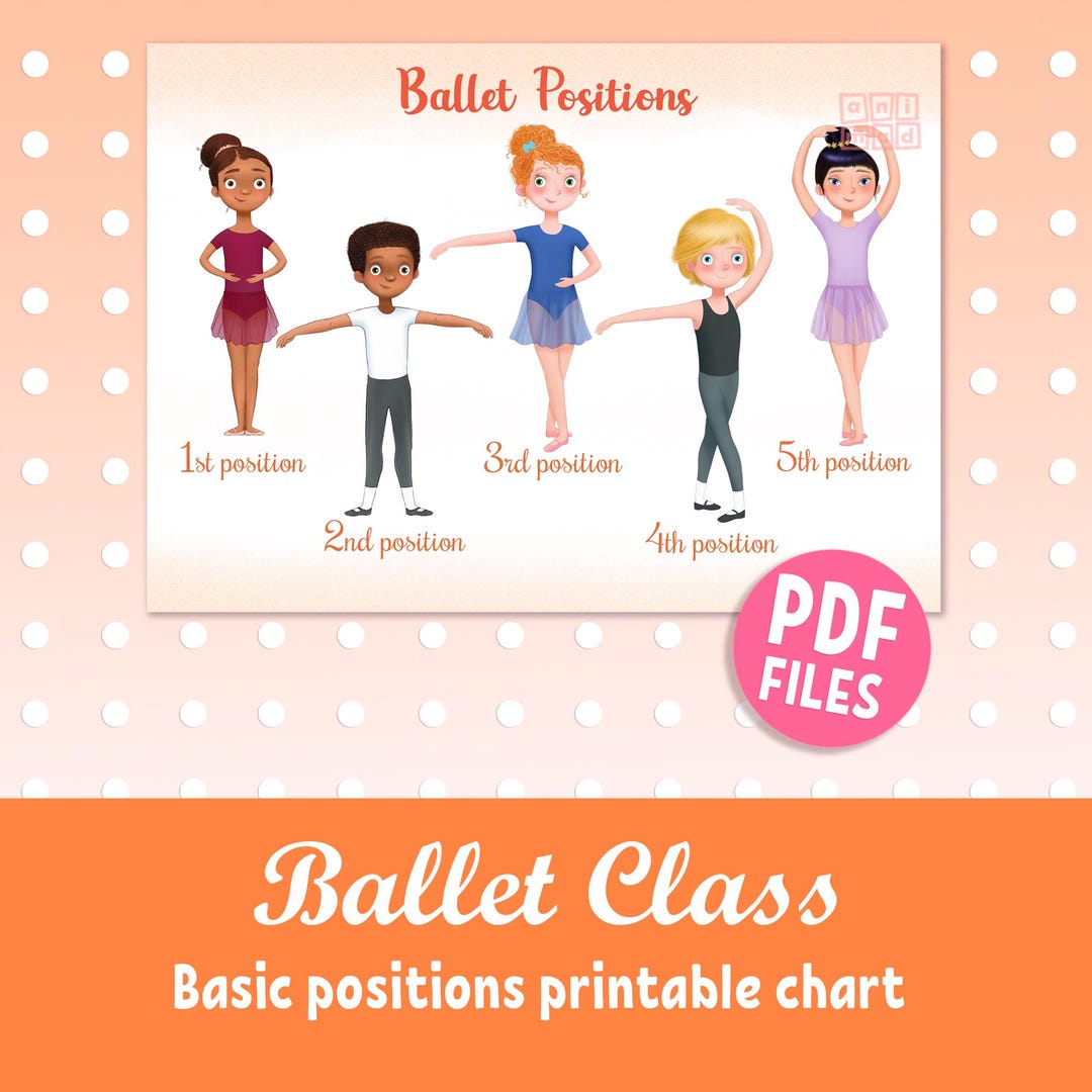Rev. Moon Four Position Chart.pdf BALLET Basic POSITIONS of Feet for Boys & Girls, Kids Printable Dance ...