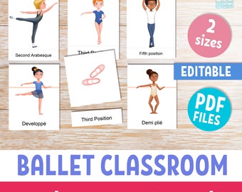 Ballet Flashcards - Etsy