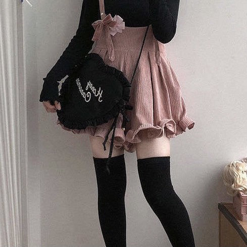 Kawaii Skirt Overall Harajuku Lolita Skirt Pastel Fairy | Etsy