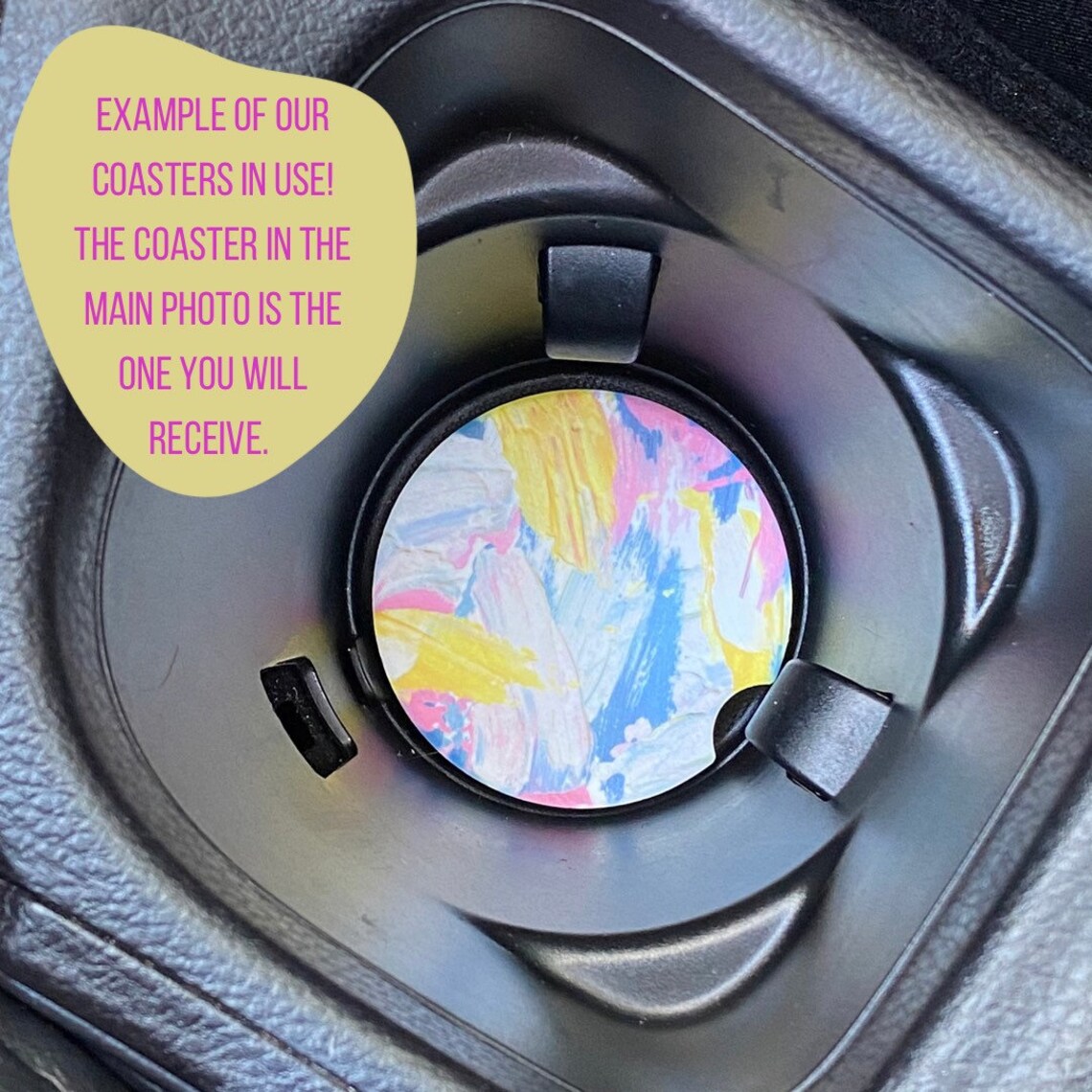 Car coaster funny car coaster car accessories buckle up Etsy