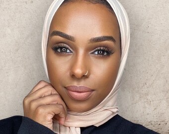 Soft Jersey Hijabs Jersey de primera calidad Hijab chal material elástico abrigo turbante hijab