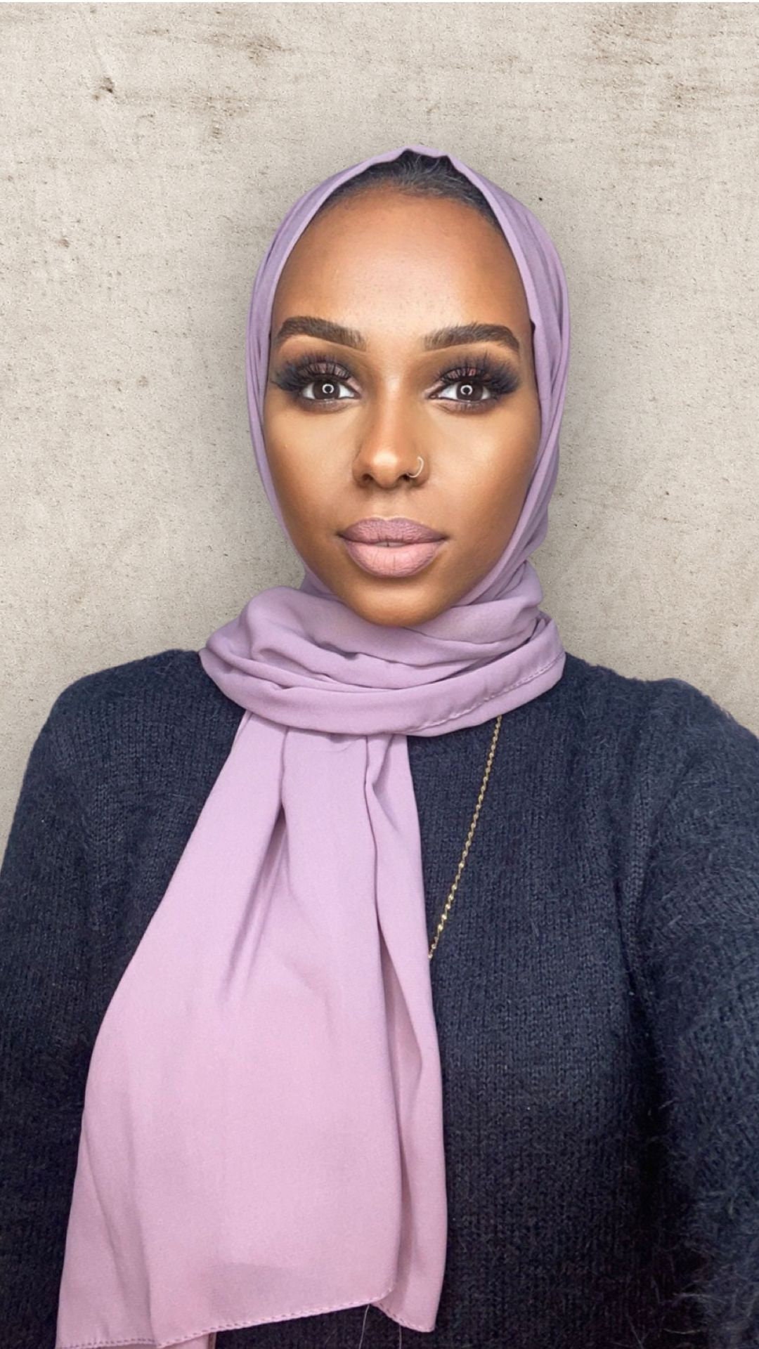 Hijab purple hotsell dress