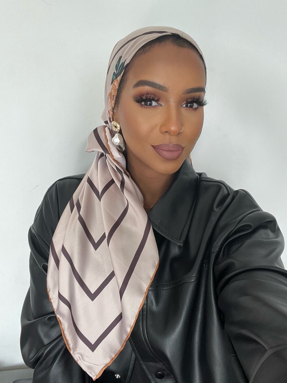 NEW Satin Scarf Turban Hijab Satin Turban Silk Style Scarf Turkish Hijab  Satin Head Wrap Shawl Satin Bandana 