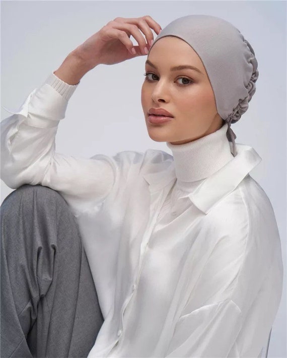 silk lined hijab undercap