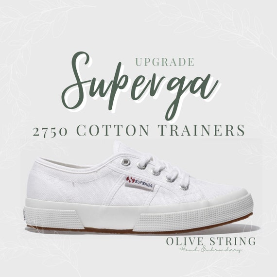 white pumps superga