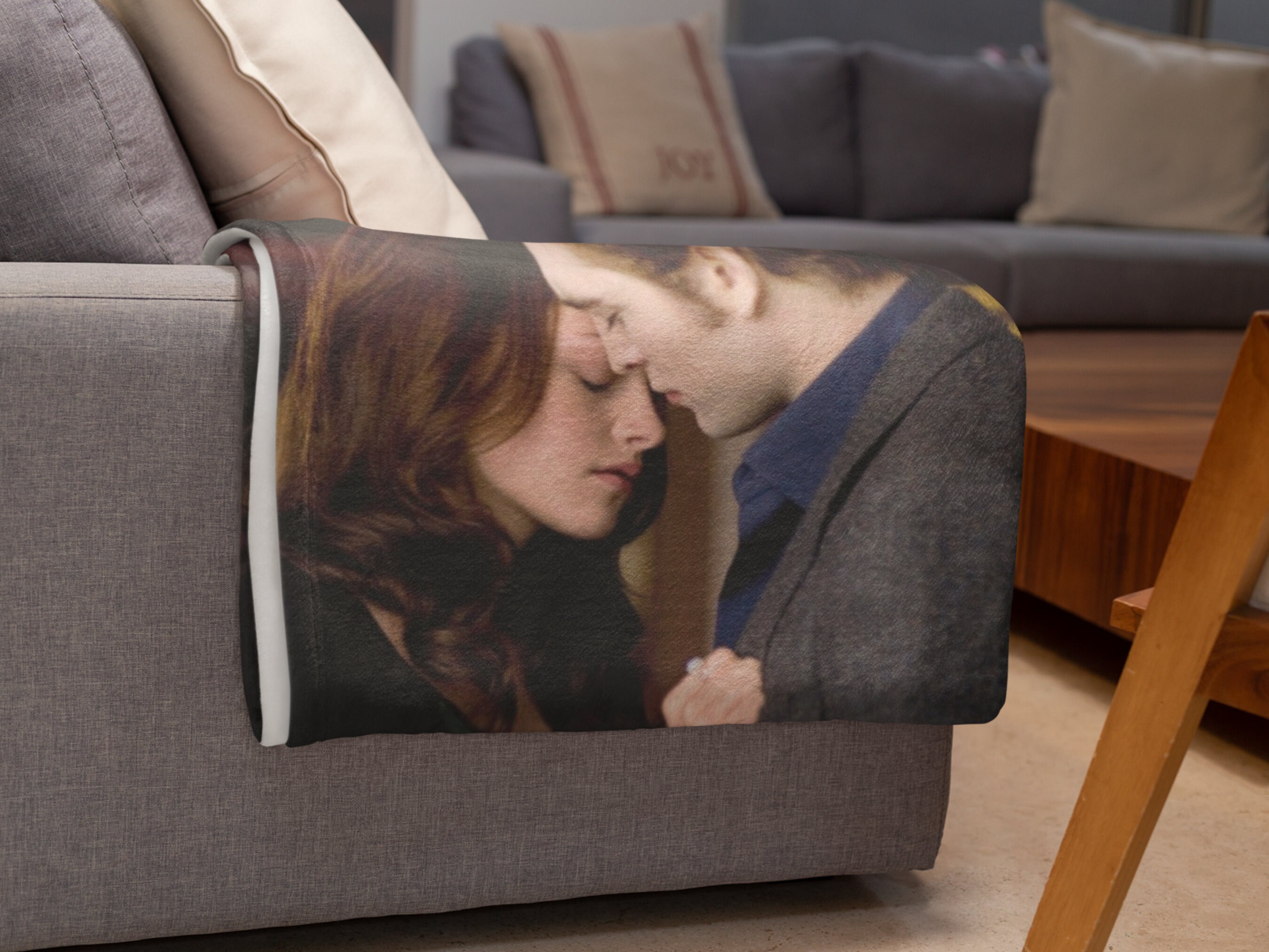 Twilight Blanket Robert Pattinson Kristen Stewart Etsy