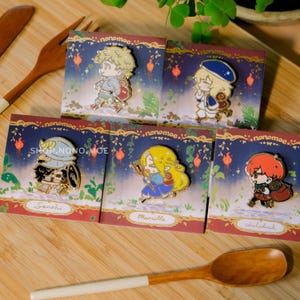 Dungeon Meshi Enamel Pins