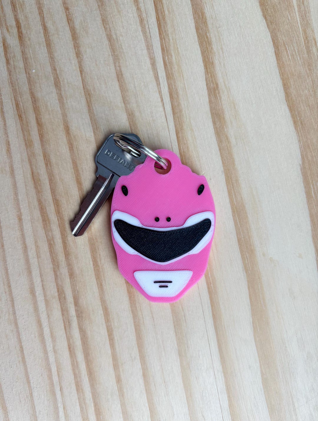 Keychain Inspired by Power Rangers With Optional Custom Name and Color ...