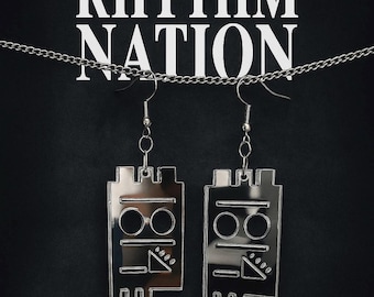 Janet Jackson Rhythm Nation 1814 Inspired Acrylic Earrings