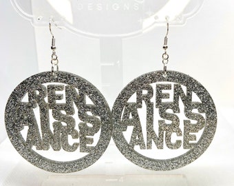 Renaissance Acrylic Earrings