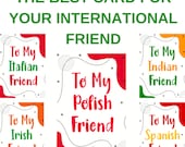 International friend, italian friend, spanish friend, indian friend, polish friend, emigrate gift, expat life, long distance, moving abroad