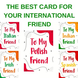 Ami international, ami italien, ami espagnol, ami indien, ami polonais, cadeau d’émigration, vie d’expatrié, longue distance, déménagement à l’étranger