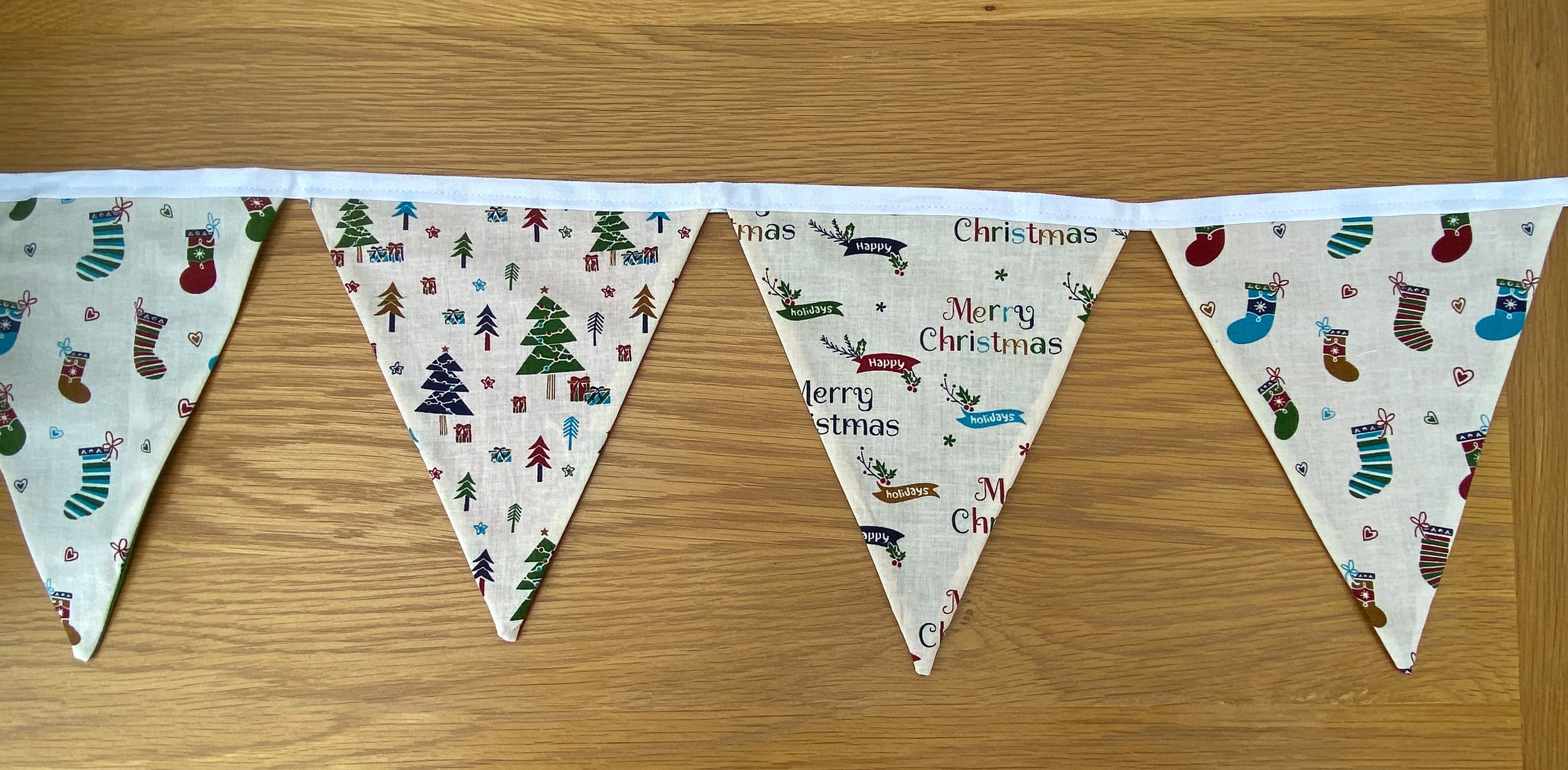Christmas bunting. Christmas theme bunting. Christmas | Etsy