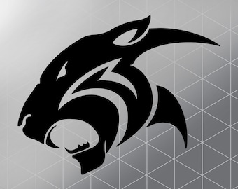Panther SVG, Panther Face Svg, Digital Download, Animal Svg, Digital Vector File, SVG, Cricut, Svg Cut File for Cricut