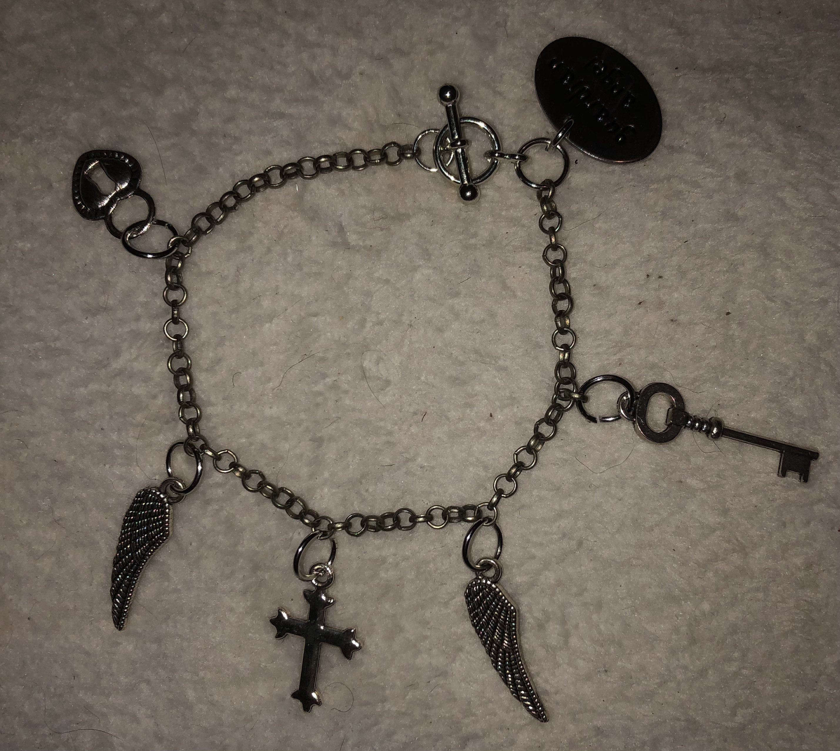 Guardian Angel Charm Bracelet Etsy