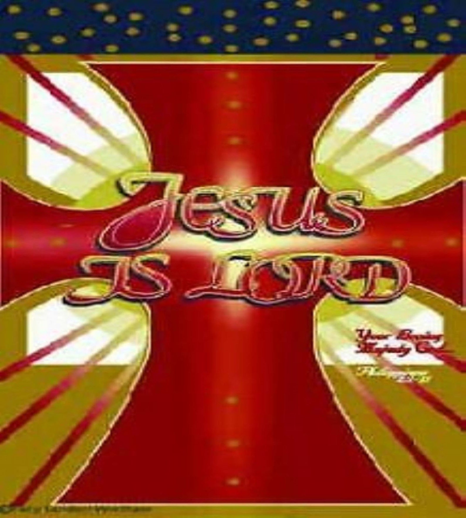 Jesus Is Lord church Home Garden flags Jesus banners Easter Etsy