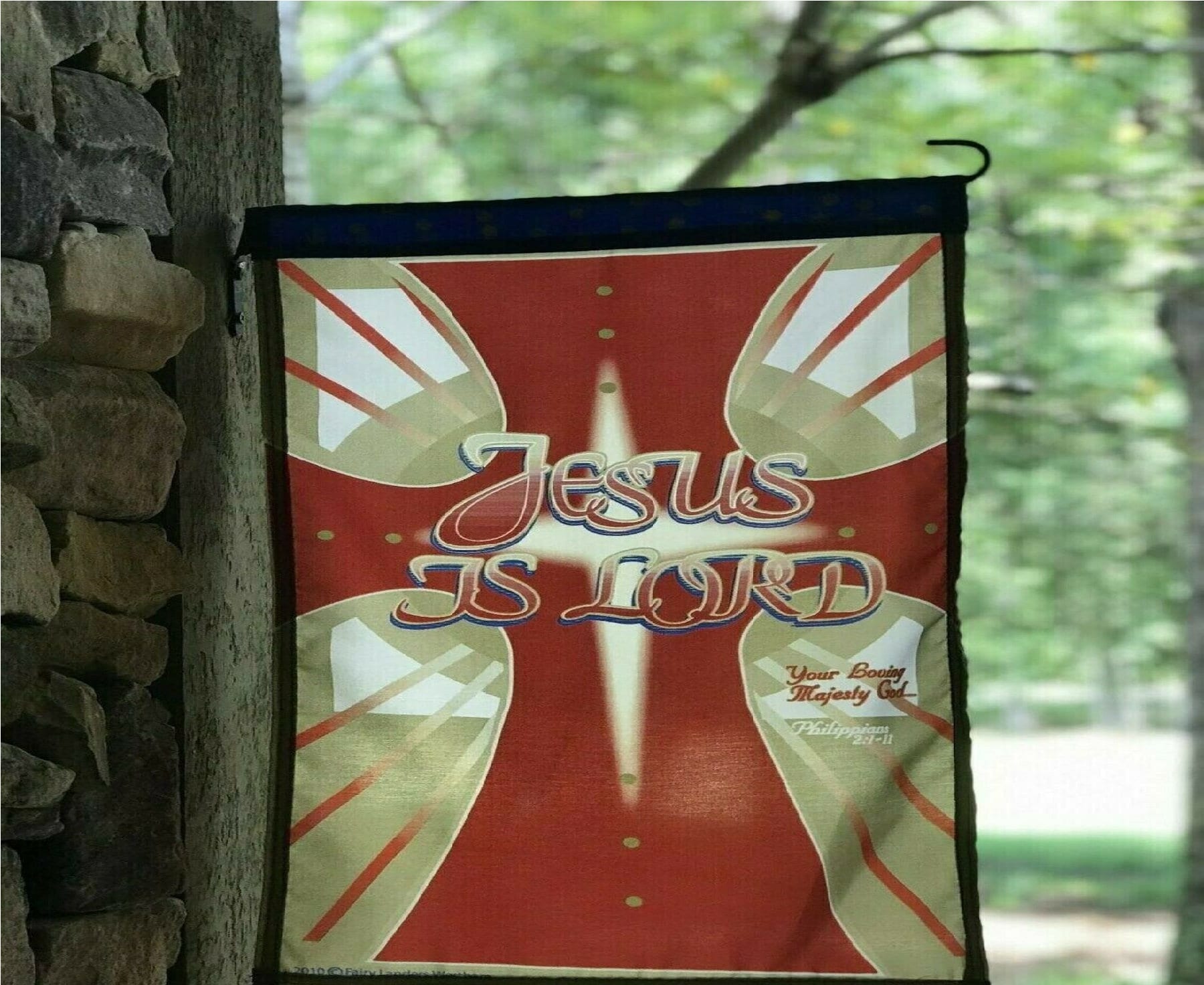 Jesus is Lord Church Home Garden Flags Jesus Banners Easter Etsy