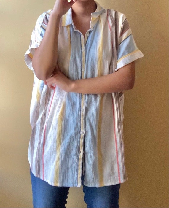 Light weight long button up - image 1