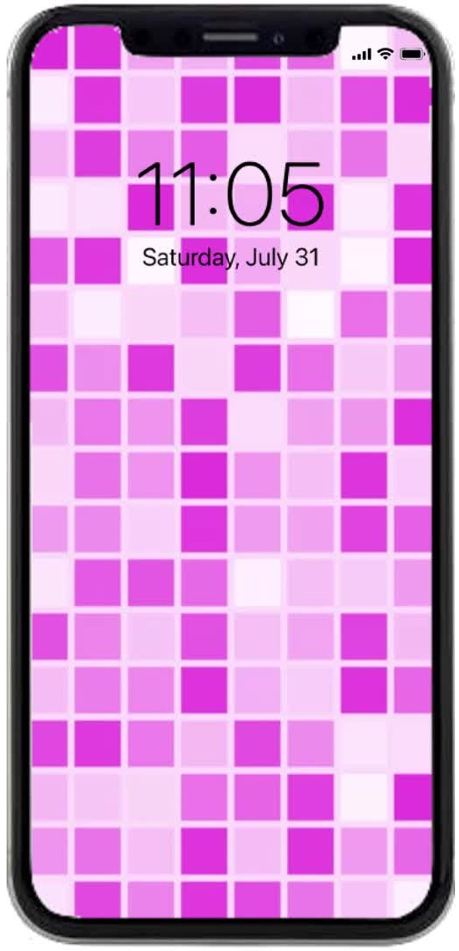 Pastel Pink Squares Phone Wallpaper - Etsy