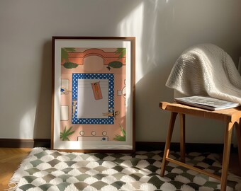 The swimming pool - illustration