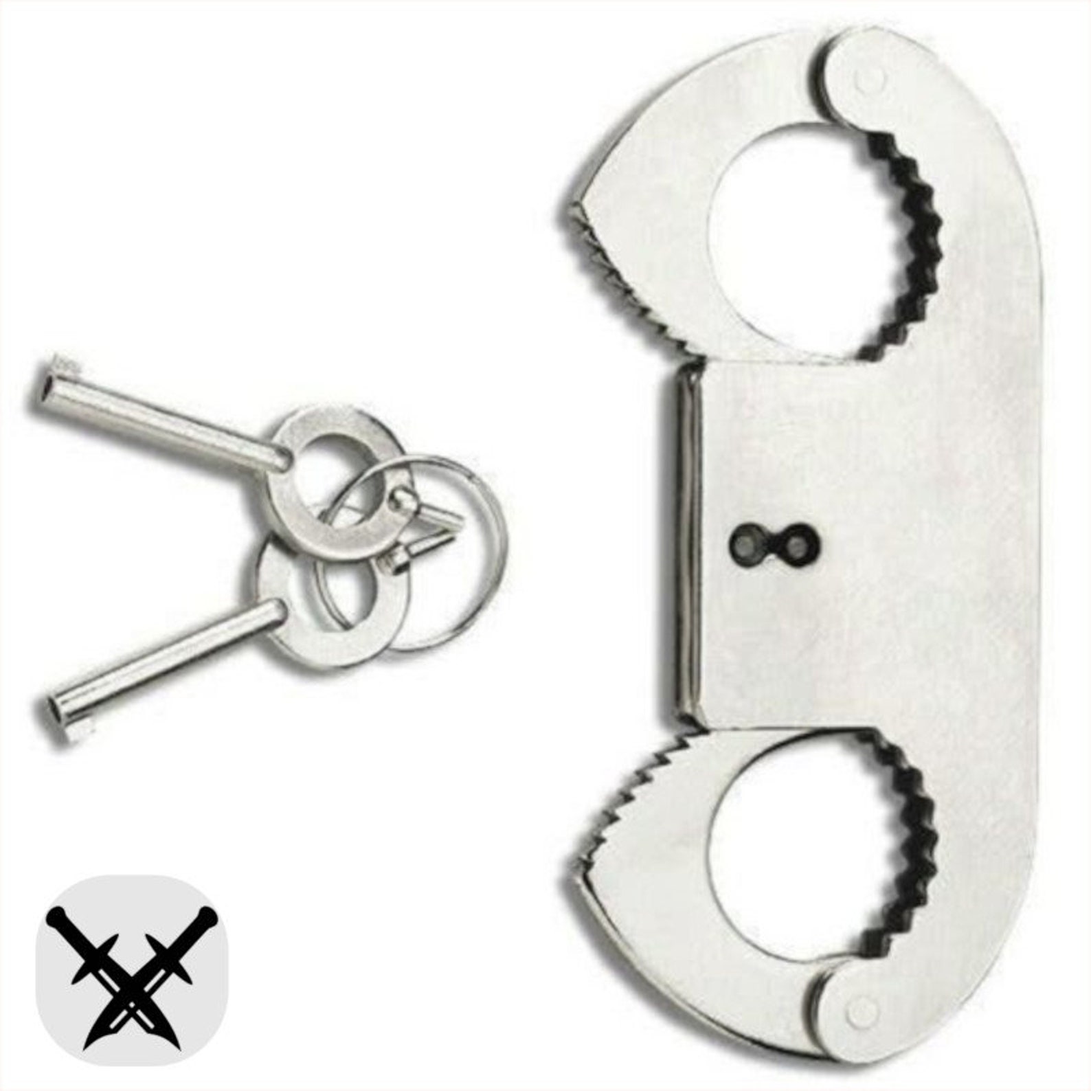 Professional Grade Polished Nickel Plated Steel Thumb Cuffs W/ Etsy