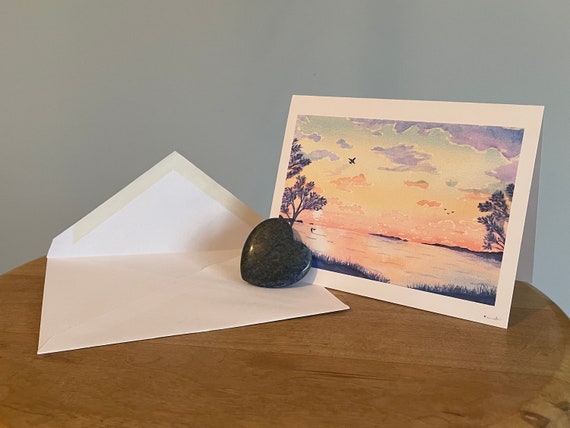 12 biglietti di auguri pieghevoli con buste, motivo British Spring Wildlife, collezione di campagna britannica, per tutte le occasioni