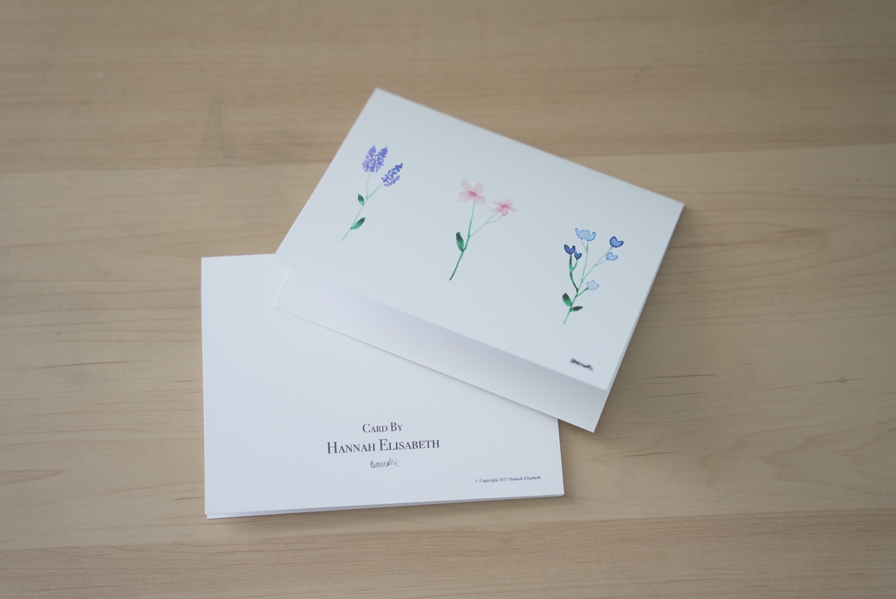 Floral Notecard Set of 6, Flower Notecard With Envelopes, Flower