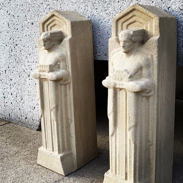 Concrete Statues Etsy