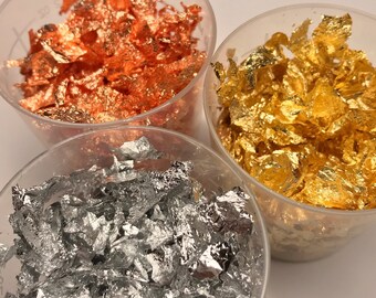Nail Art Leaf Foil Flakes