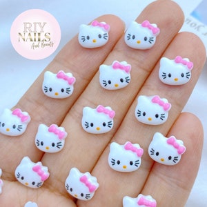 Kawaii Kitty Nail Art Charms RIYNAILS