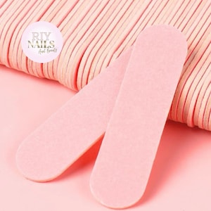 10pcs Pink Mini Nail Files RIYNAILS