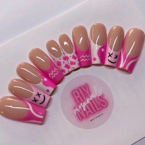 Zodiac Custom Design Press On Nails. RIYNAILS
