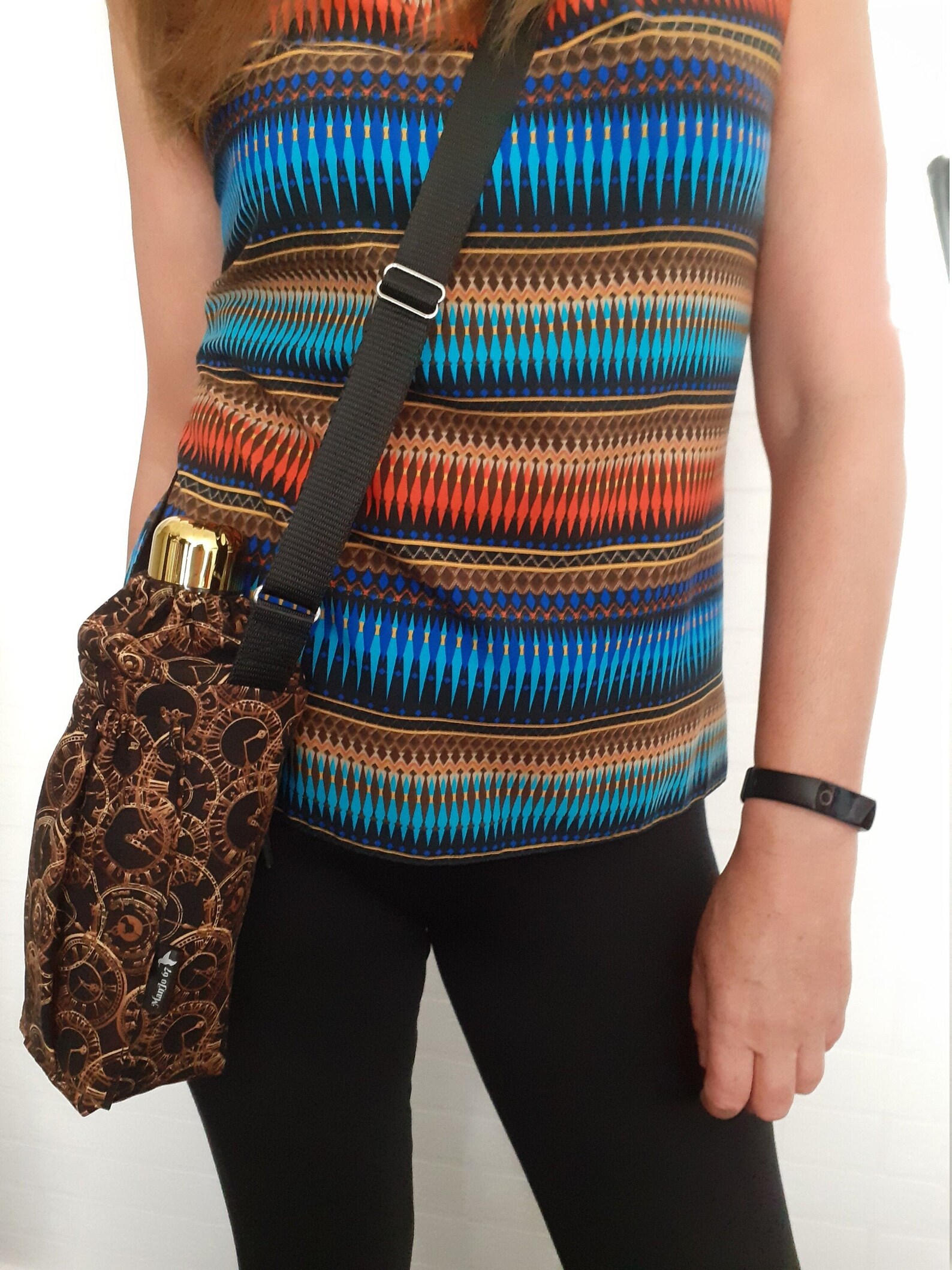 cross body water bottle sling