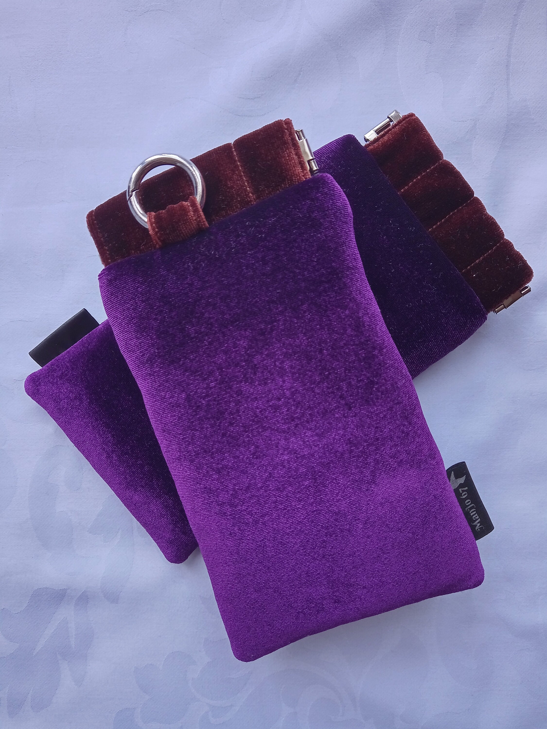 Chocolate inspired soft padded velvet glasses case with flexi Etsy