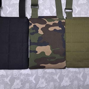 Handmade Man's Phone And Passport Bag With Adjustable Strap, 2 Pockets & Card Slot image 10
