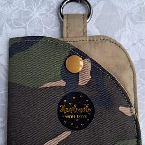 Mens Fabric Glasses Case: Padded With Snap Closure And Clasp image 15