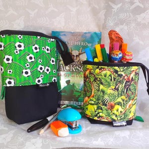 Pop-Up Dinosaur Pencil Case: Football Telescopic Pen Holder