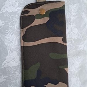 Mens Fabric Glasses Case: Padded With Snap Closure And Clasp image 14