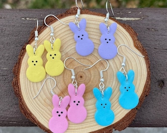 Easter Bunny Polymer Clay Earrings