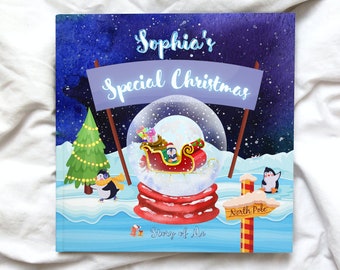 Kids Personalized Christmas Book - My Special Christmas, Stunning Kids Xmas Book w/Child’s Name